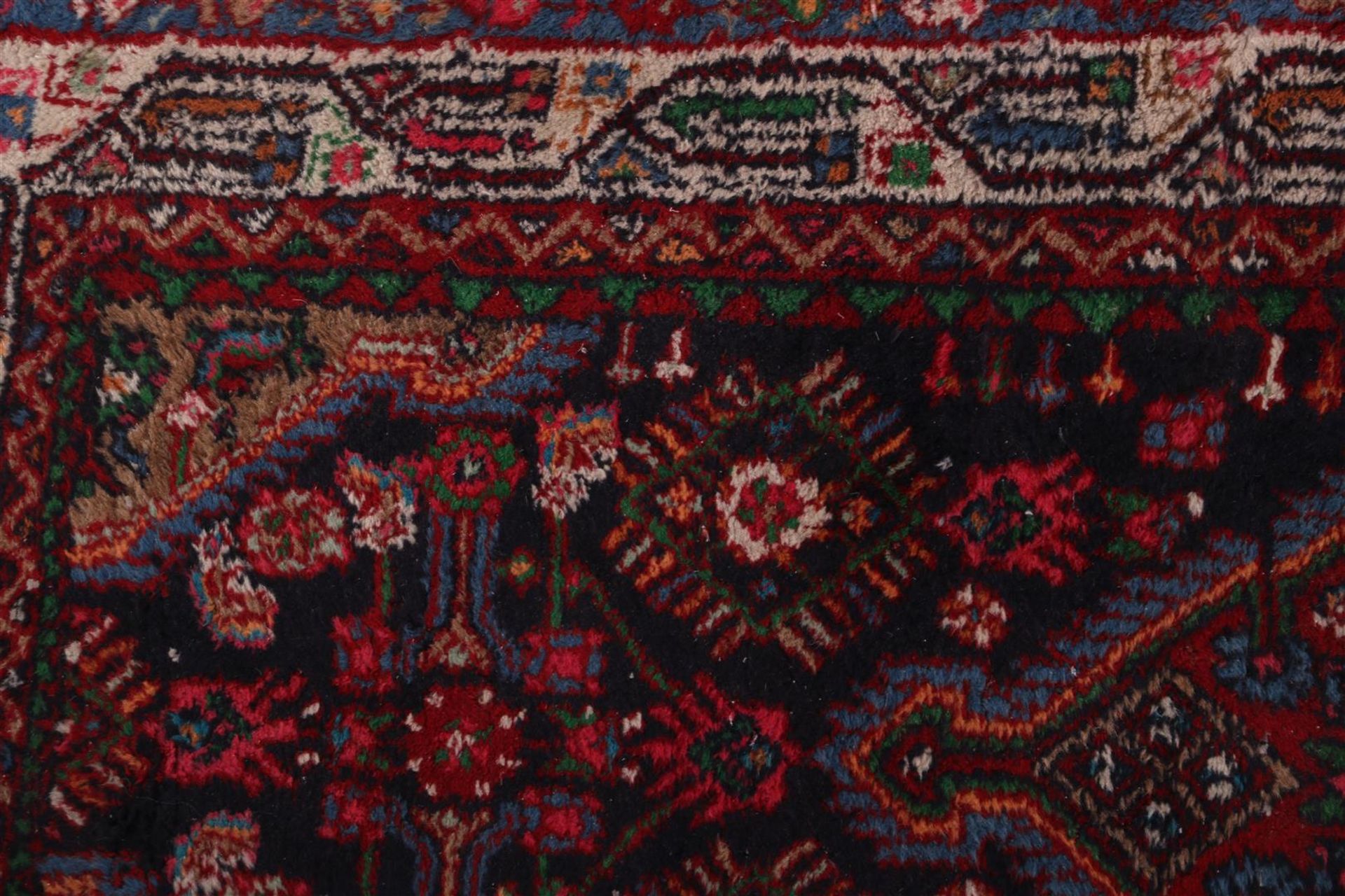 Hand-knotted oriental runner, Hamadan - Image 3 of 4