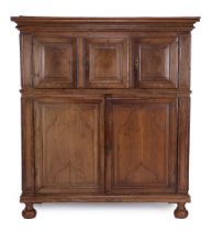 Oak 5-door cupboard