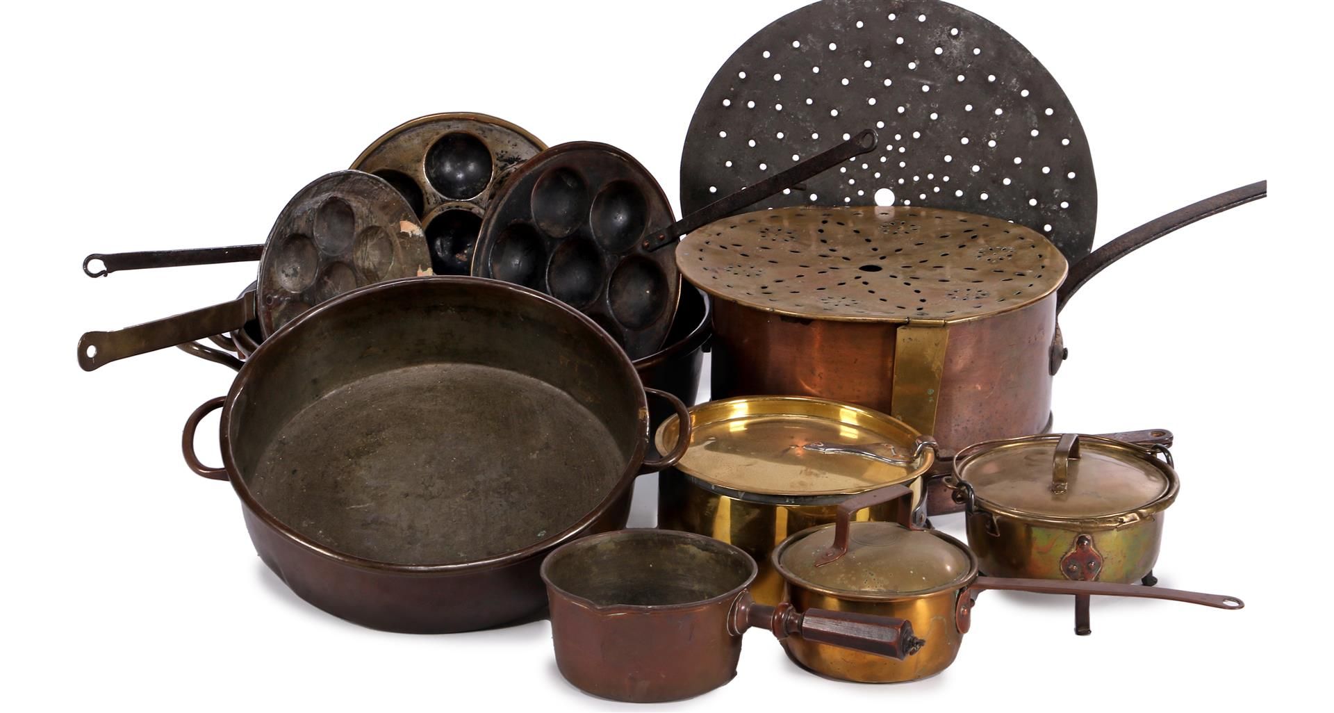 Lot various pots and pans