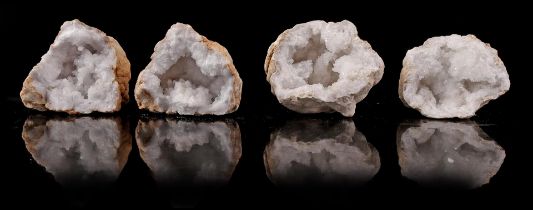 2 pieces of 2-piece rock crystals
