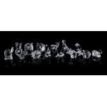 15 Swarovski animal figures