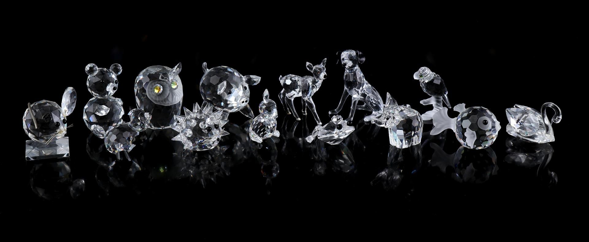 15 Swarovski animal figures