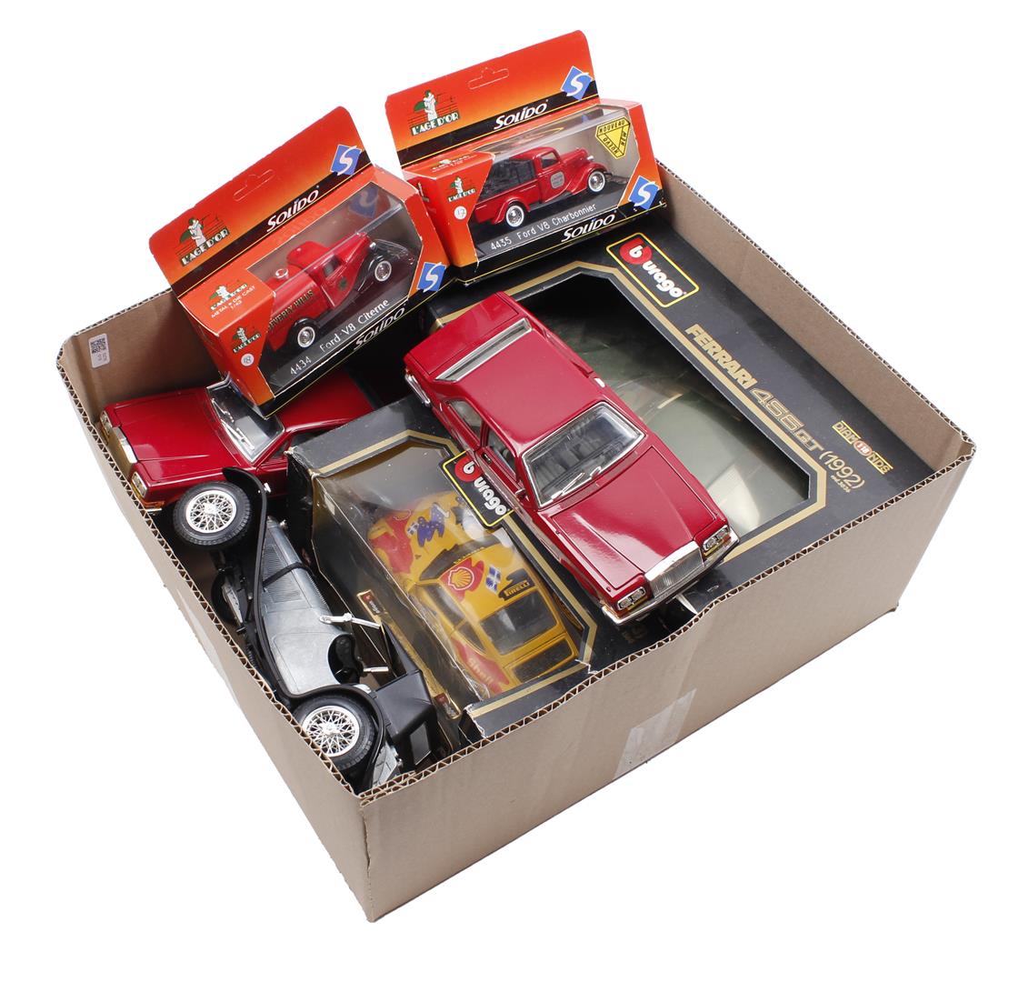 Lot scale model cars