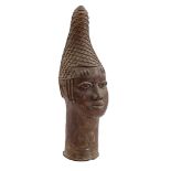 Benin bronze head