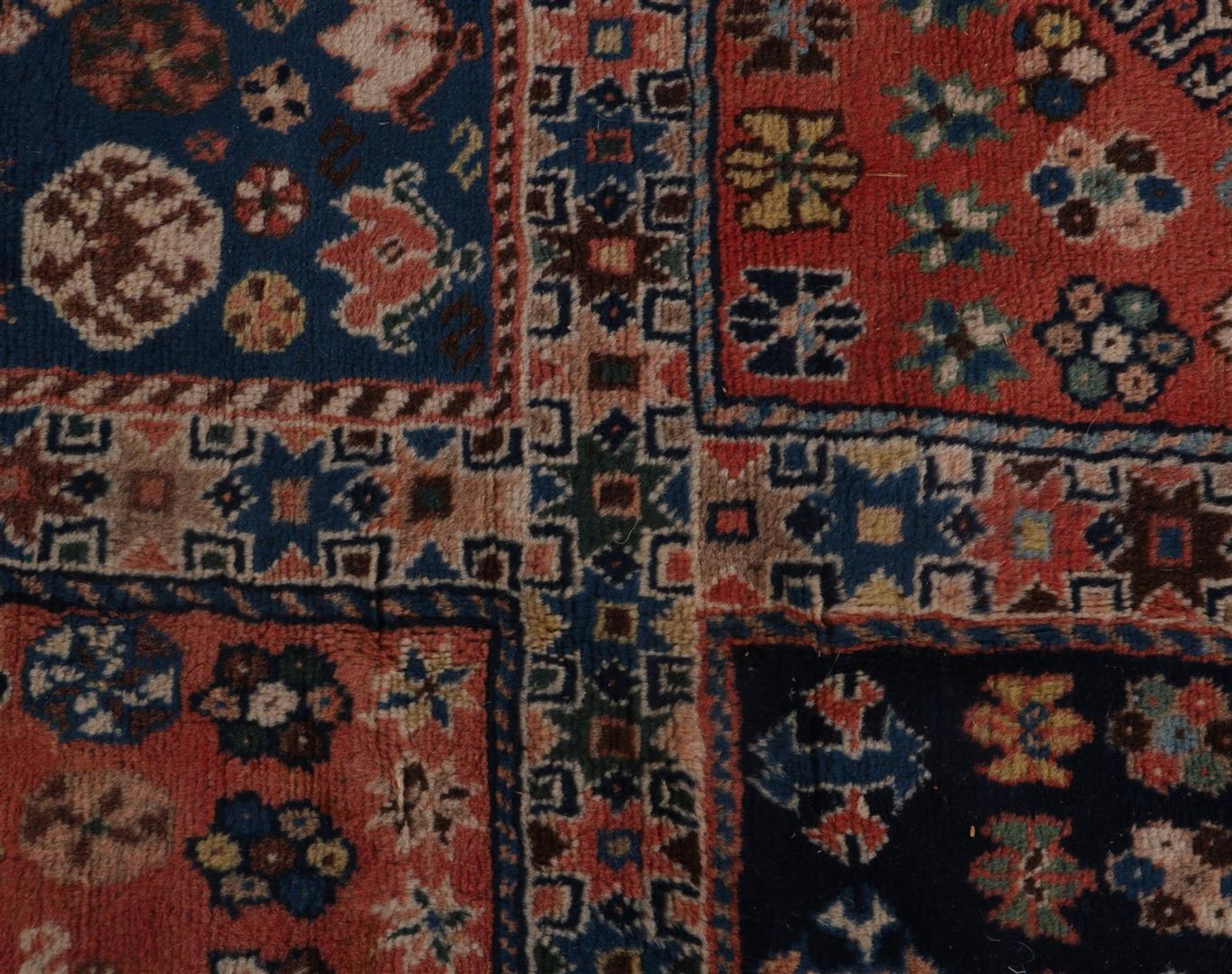 Hand-knotted wool carpet, Yalameh - Image 3 of 4