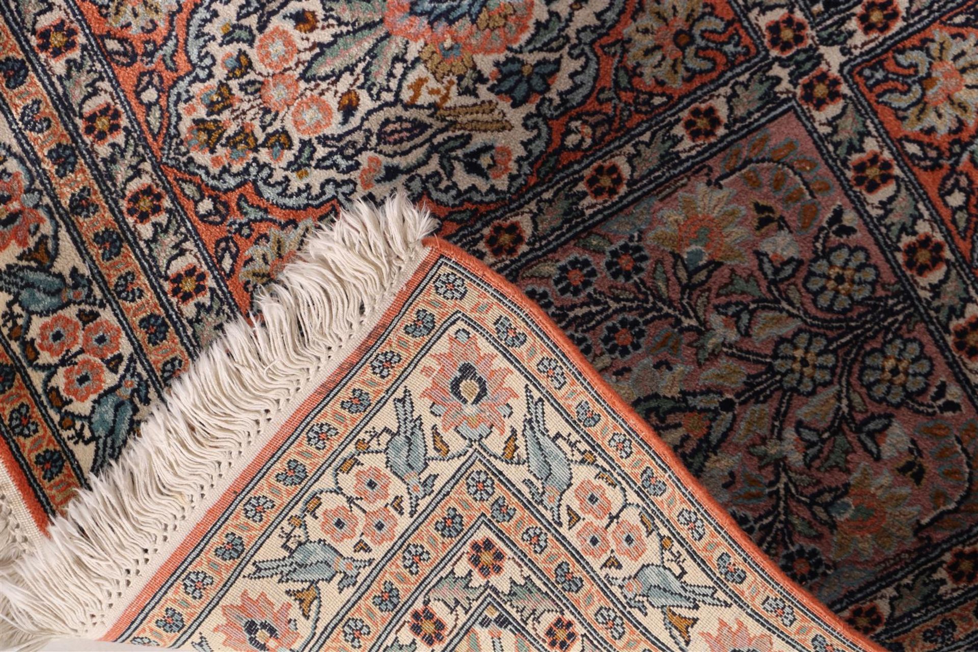 Hand-knotted oriental carpet, Kashmir India - Bild 4 aus 4