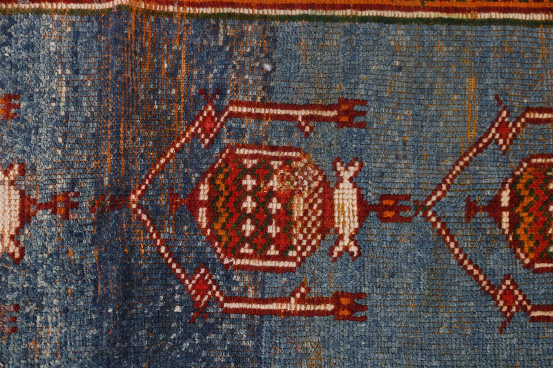 Hand-knotted oriental carpet, Rabat Marocco - Image 2 of 4