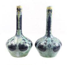 2 earthenware vases