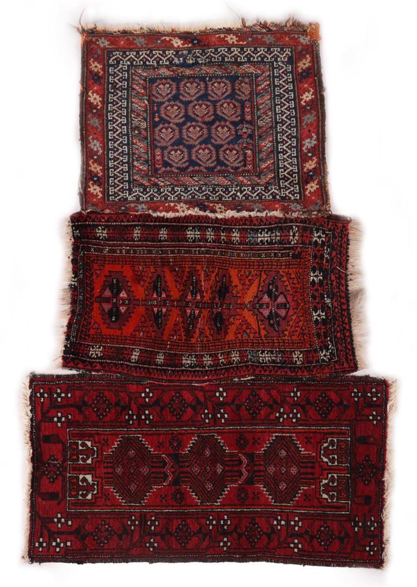 3 hand-knotted oriental carpets