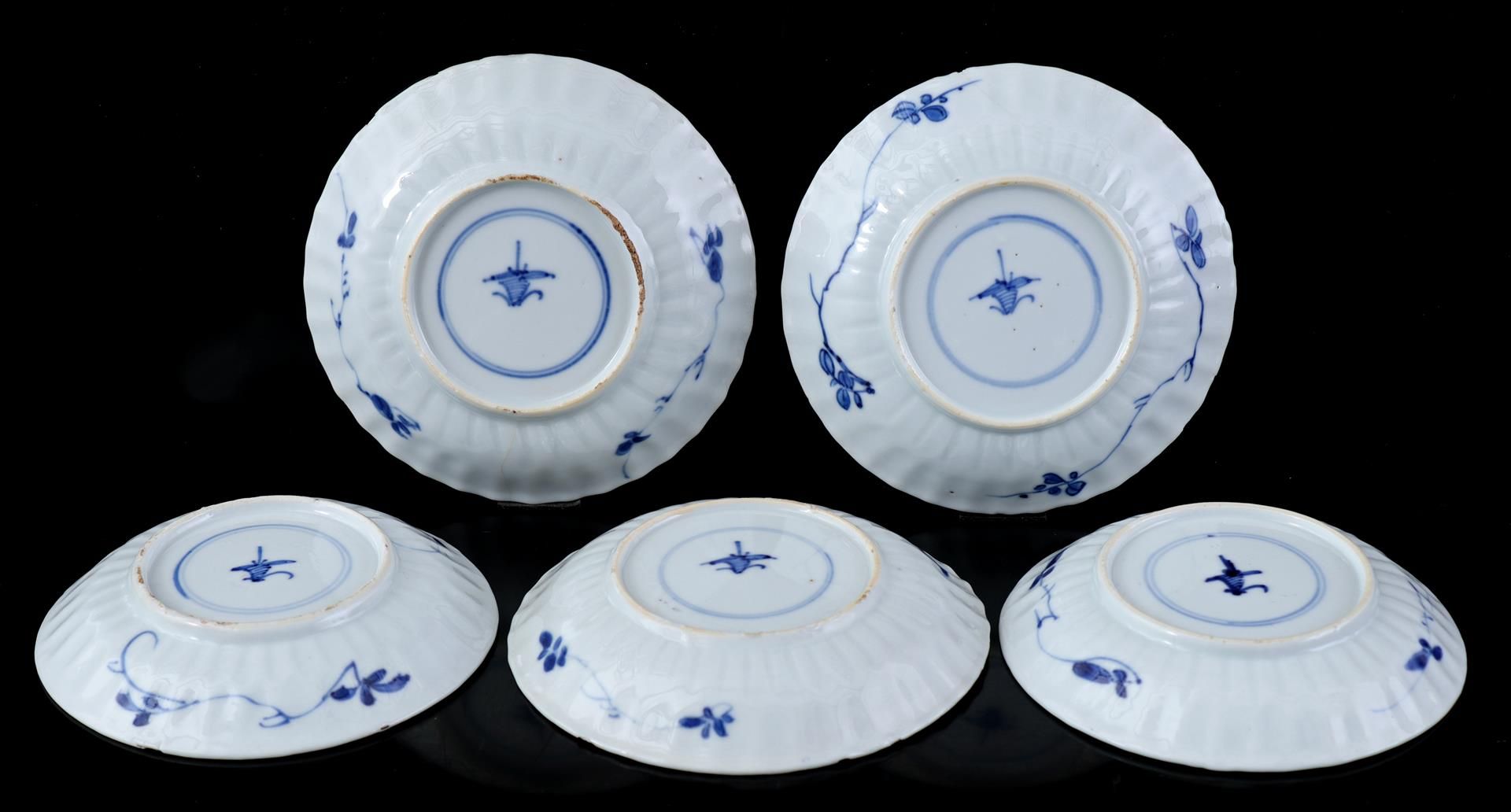 5 porcelain cups and saucers, Kangxi - Bild 3 aus 11