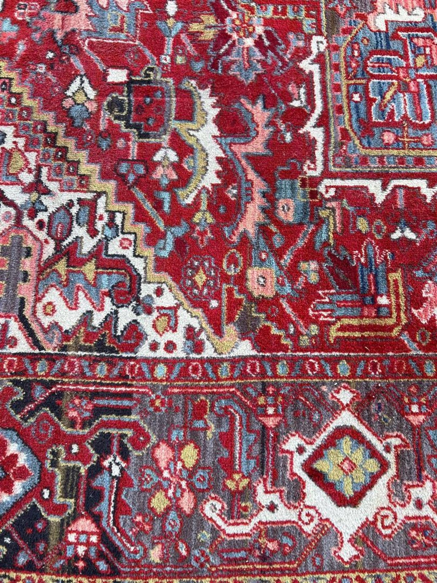 Hand-knotted wool carpet, Heriz - Bild 2 aus 4