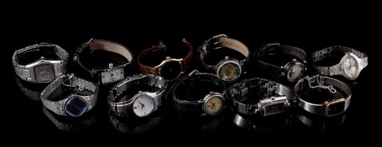 Lot various wristwatches