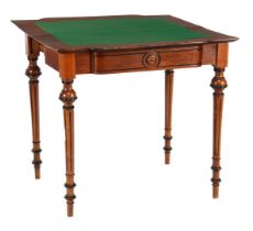 Walnut gaming table