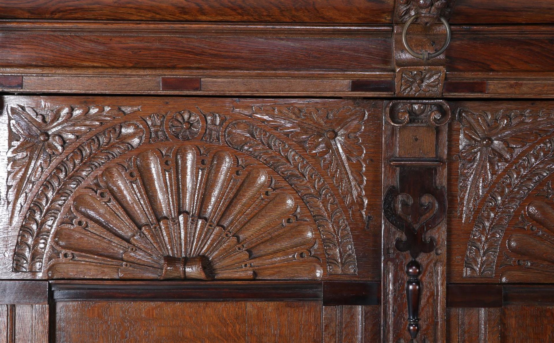Oak 2-door Renaissance style cupboard - Bild 3 aus 3