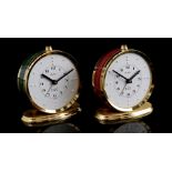 2 Elka Swiss travel alarm clocks (Braille)