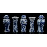 5-piece porcelain, Kangxi