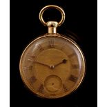 Tupman G Rufsell Street London pocket watch