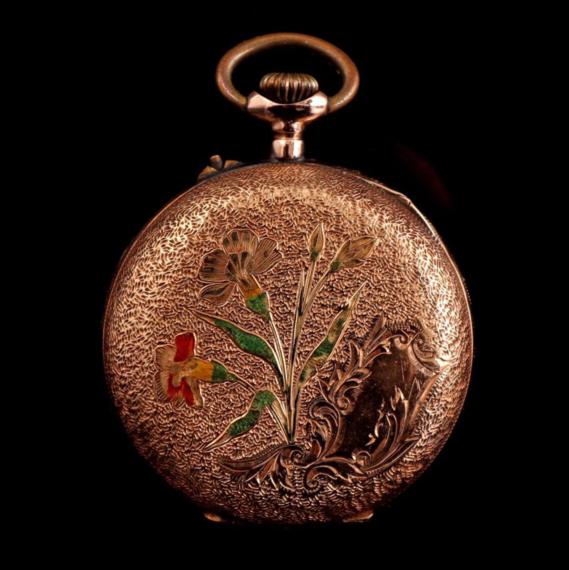 Pocket watch in gold - Image 2 of 3