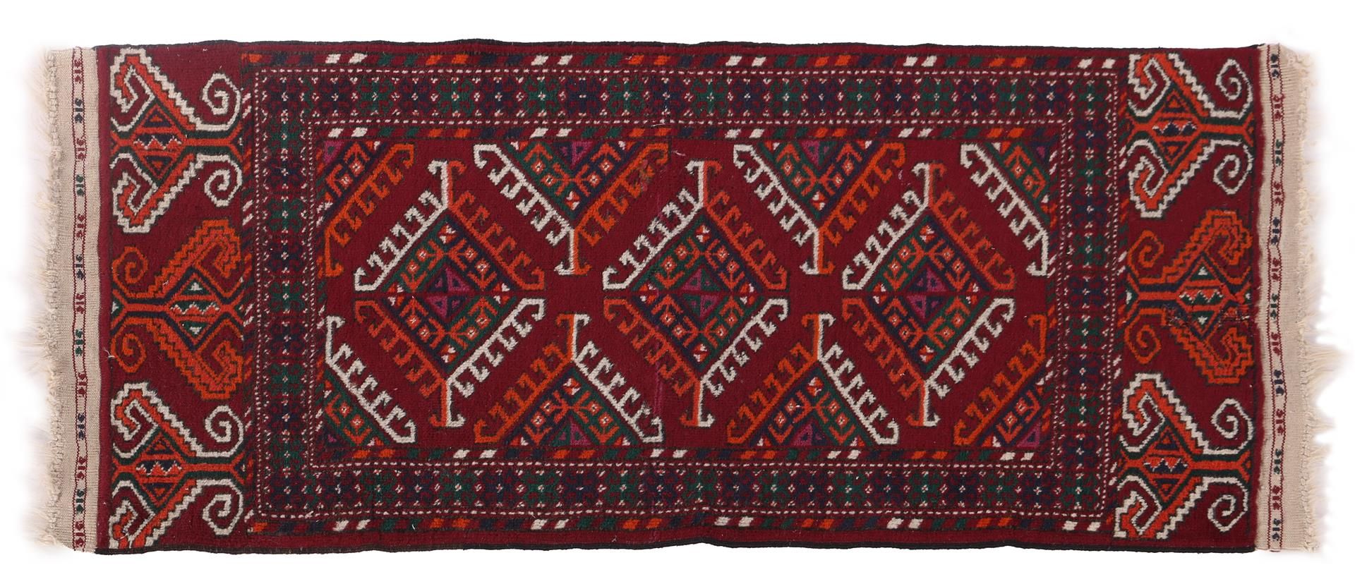 Hand-knotted oriental carpet, Turkmenistan