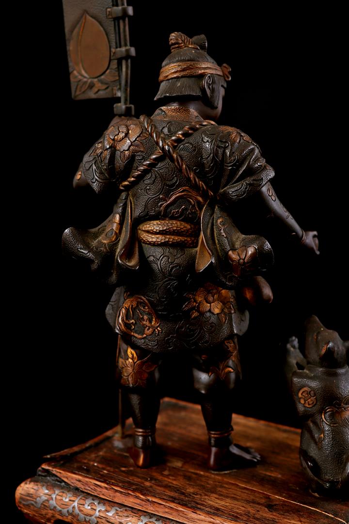 Miyao Eisuke, bronze okimono - Image 7 of 12