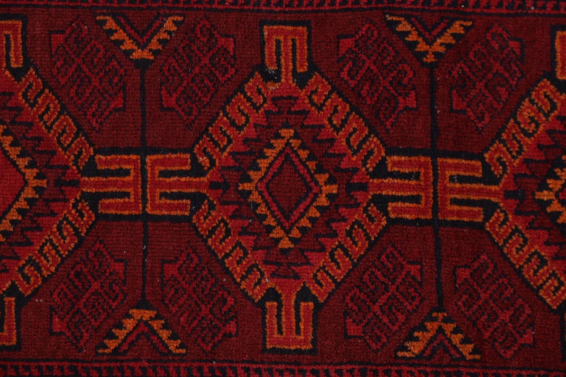 Hand-knotted oriental prayer rug, Afghan - Image 2 of 4