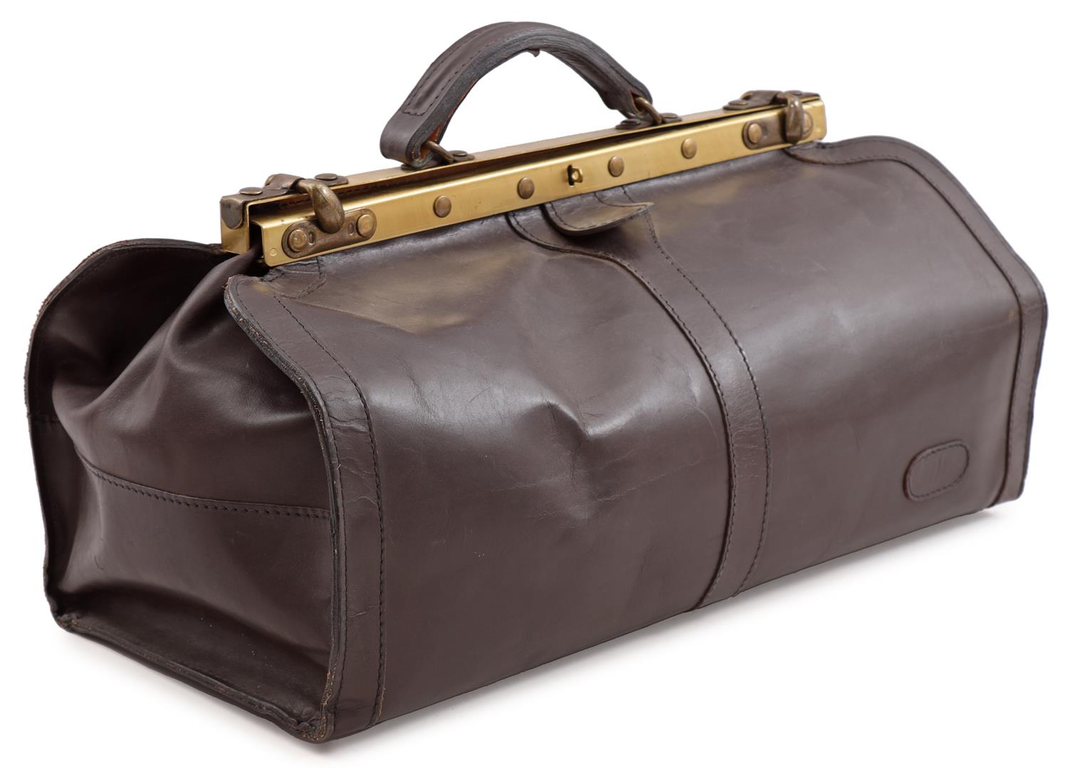 Brown leather doctor's bag