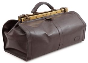 Brown leather doctor's bag