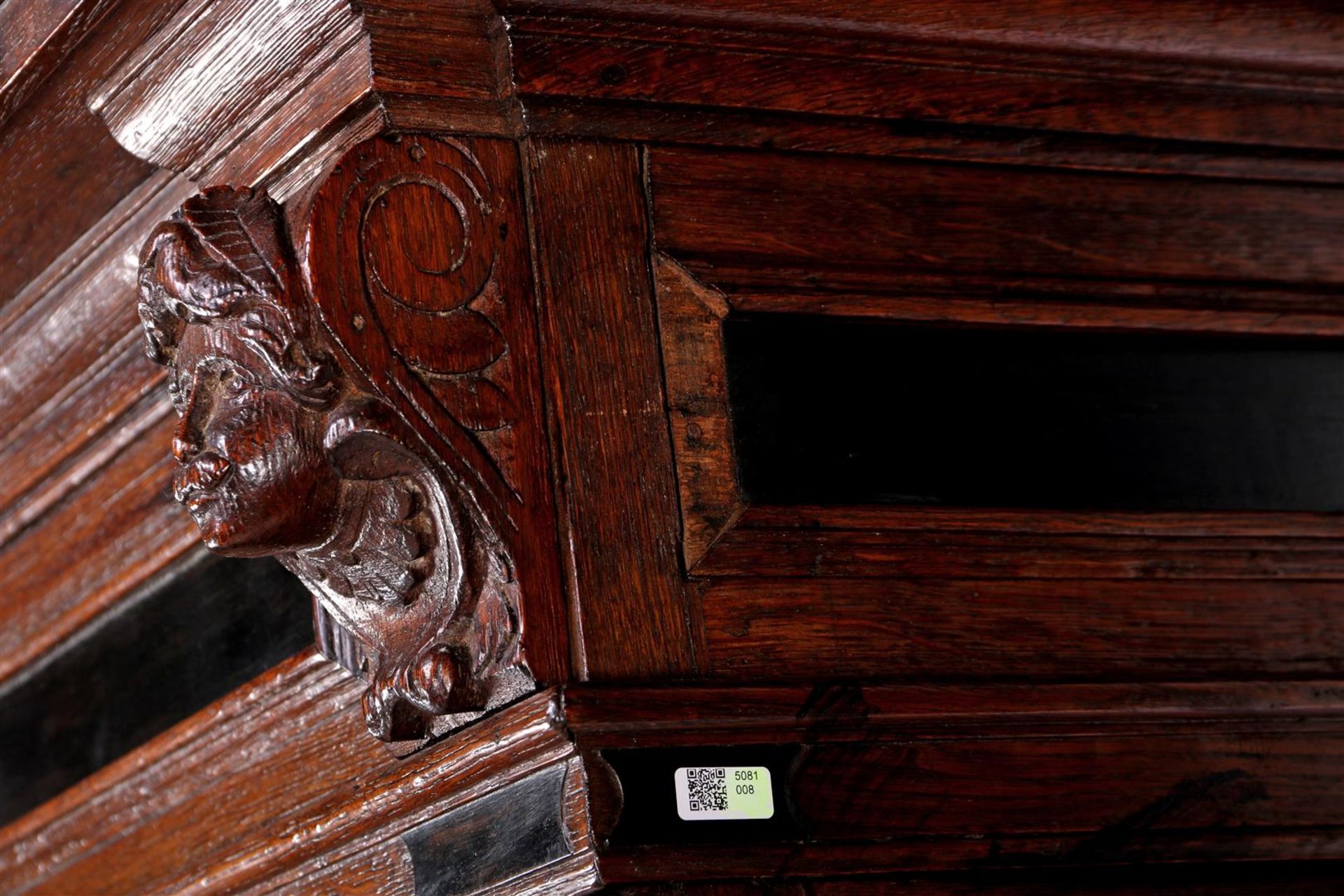 Oak Renaissance-style arch cabinet - Bild 3 aus 4