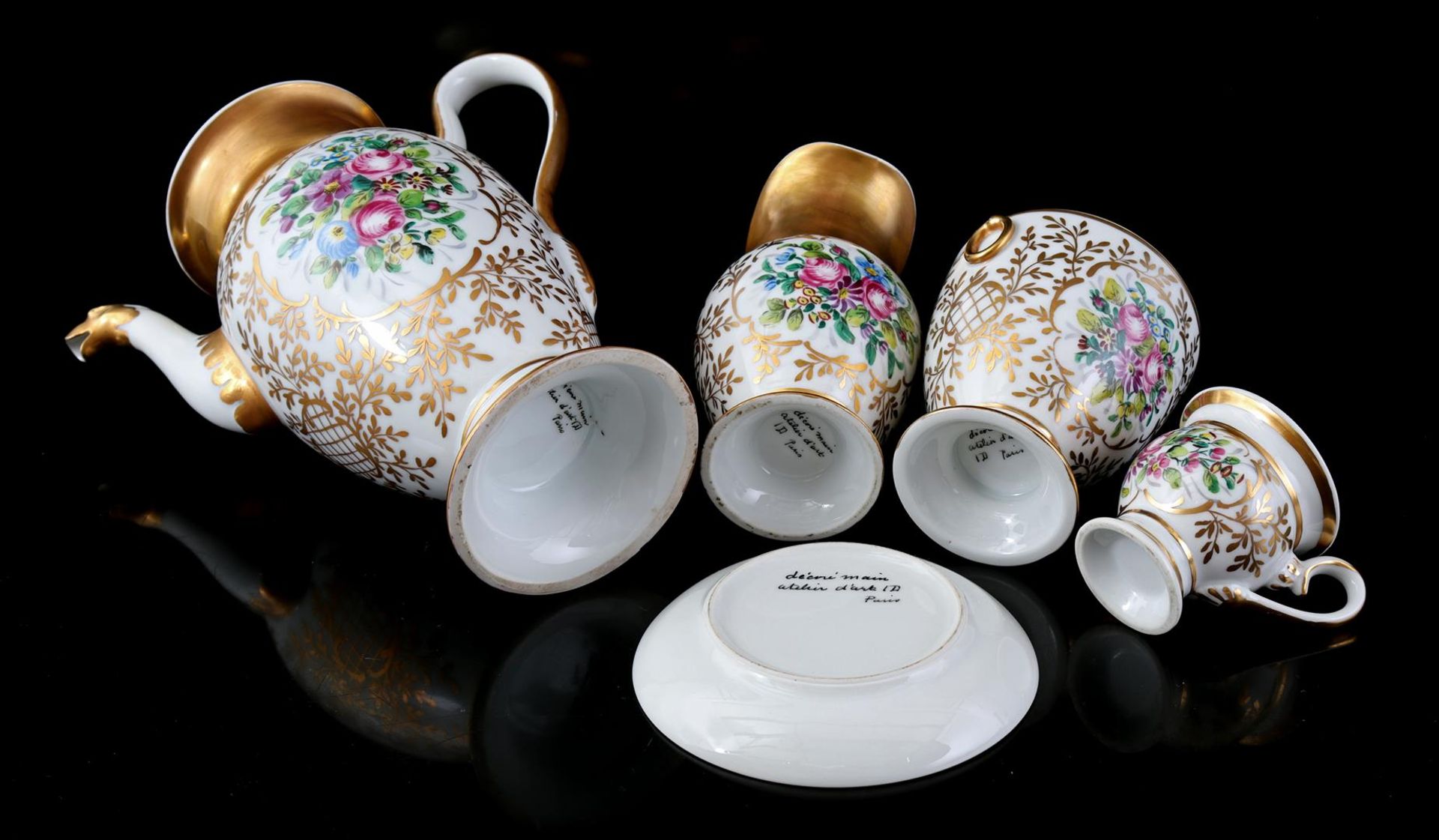 French porcelain tea set - Image 2 of 3