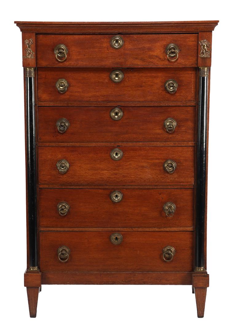 Oak 6-drawer chiffoniere