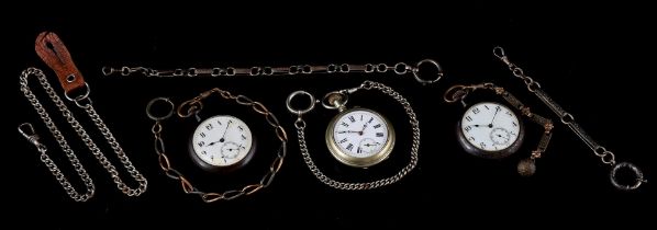 3 various pocket watches