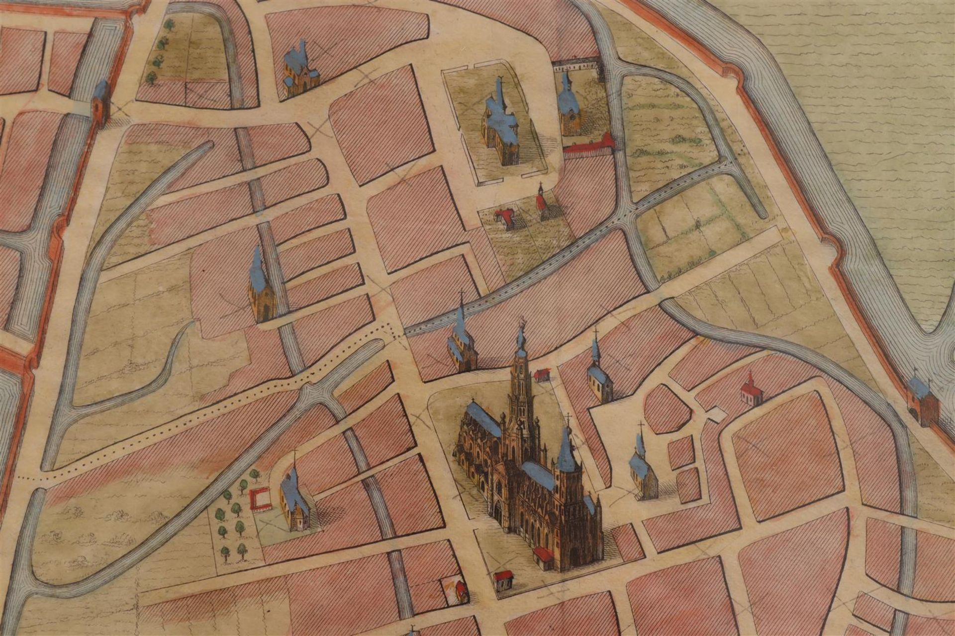 Colored map of Bois-Le-Duc - Bild 3 aus 4