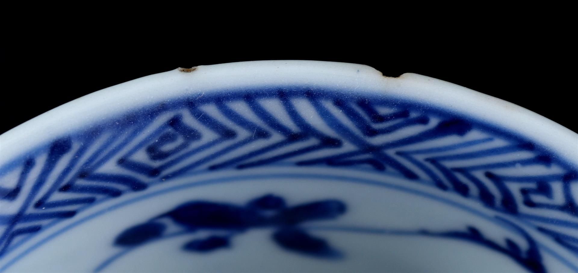 7 porcelain cups and saucers, Kangxi - Image 5 of 5