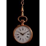 Pocket watch in gold case