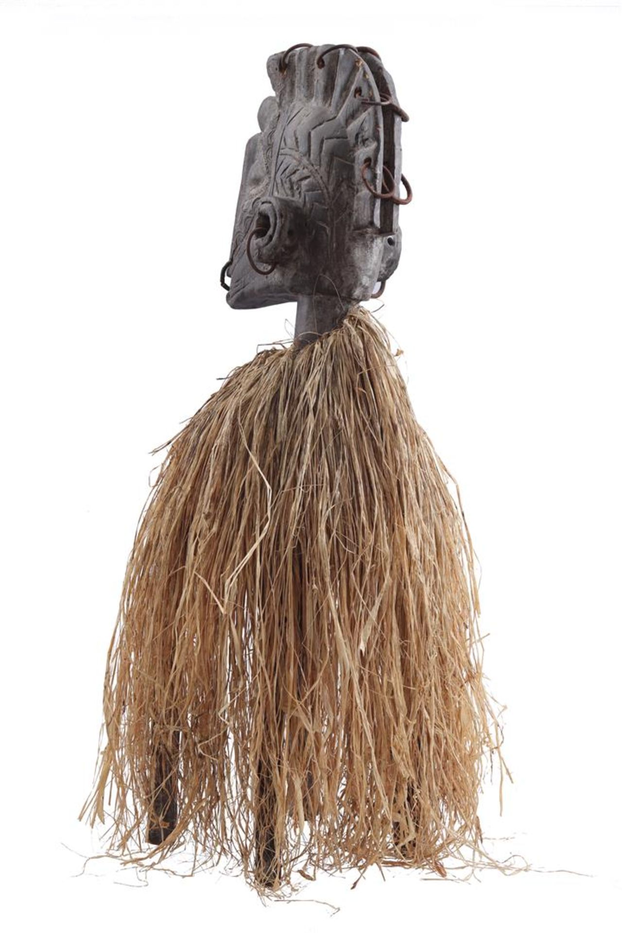 Ceremonial wooden mask, Baga tribe - Image 3 of 3