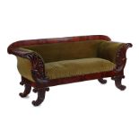 Mahogany sofa