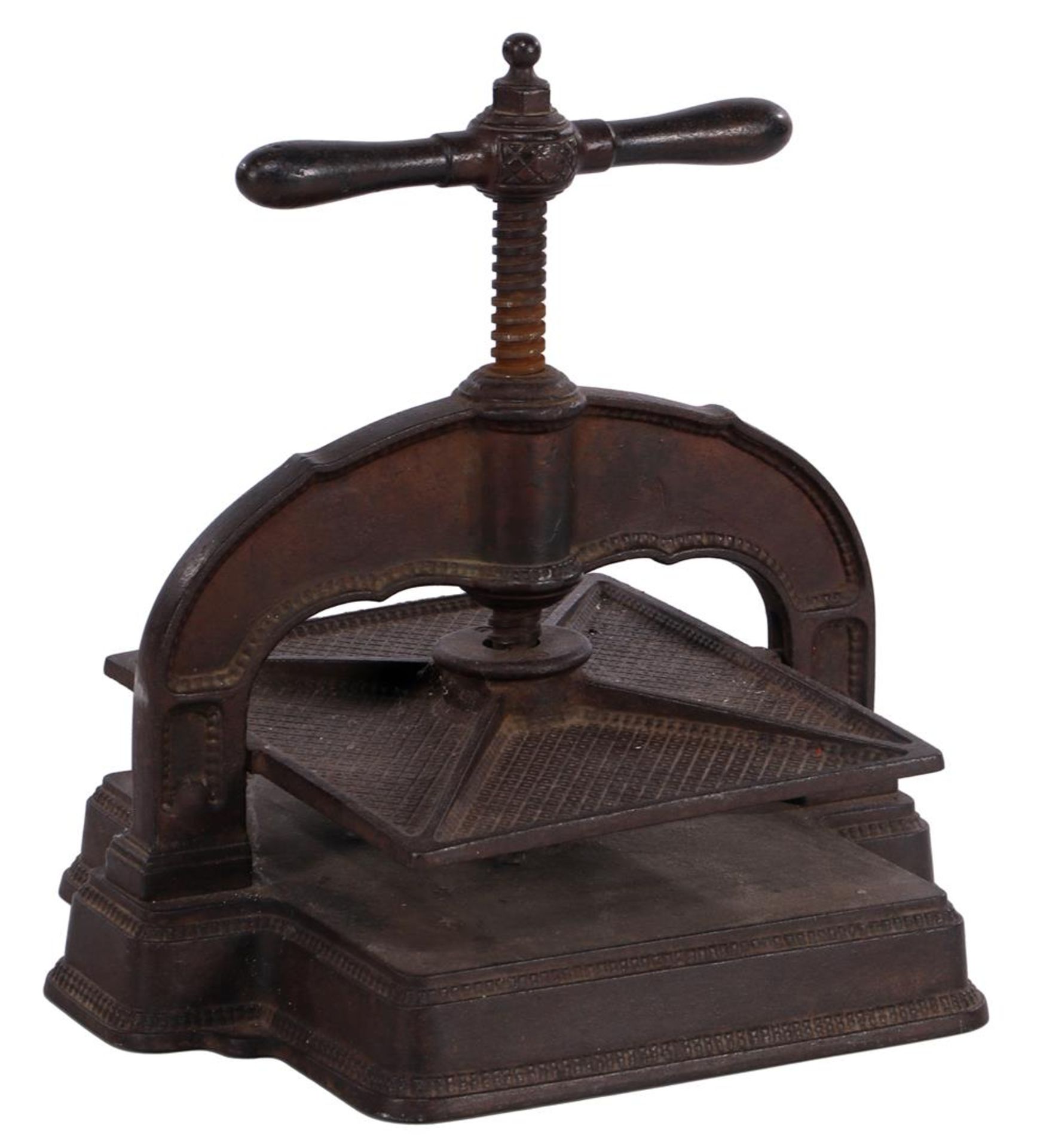 Iron book press