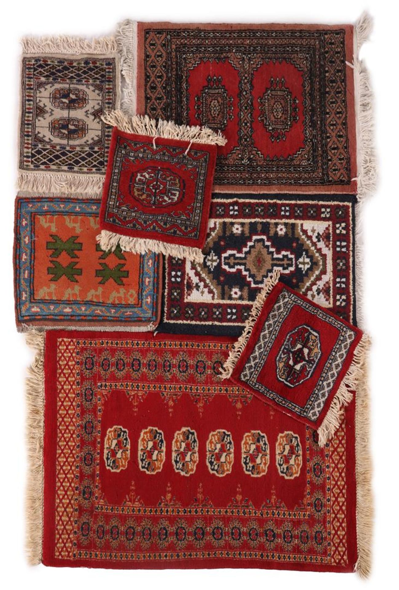 7 various wool carpets