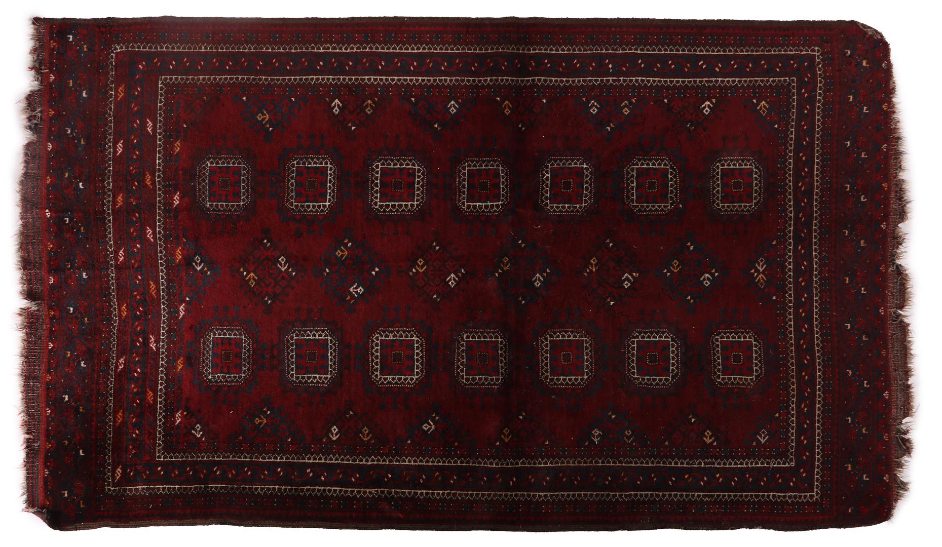 Hand-knotted oriental carpet, Afghan