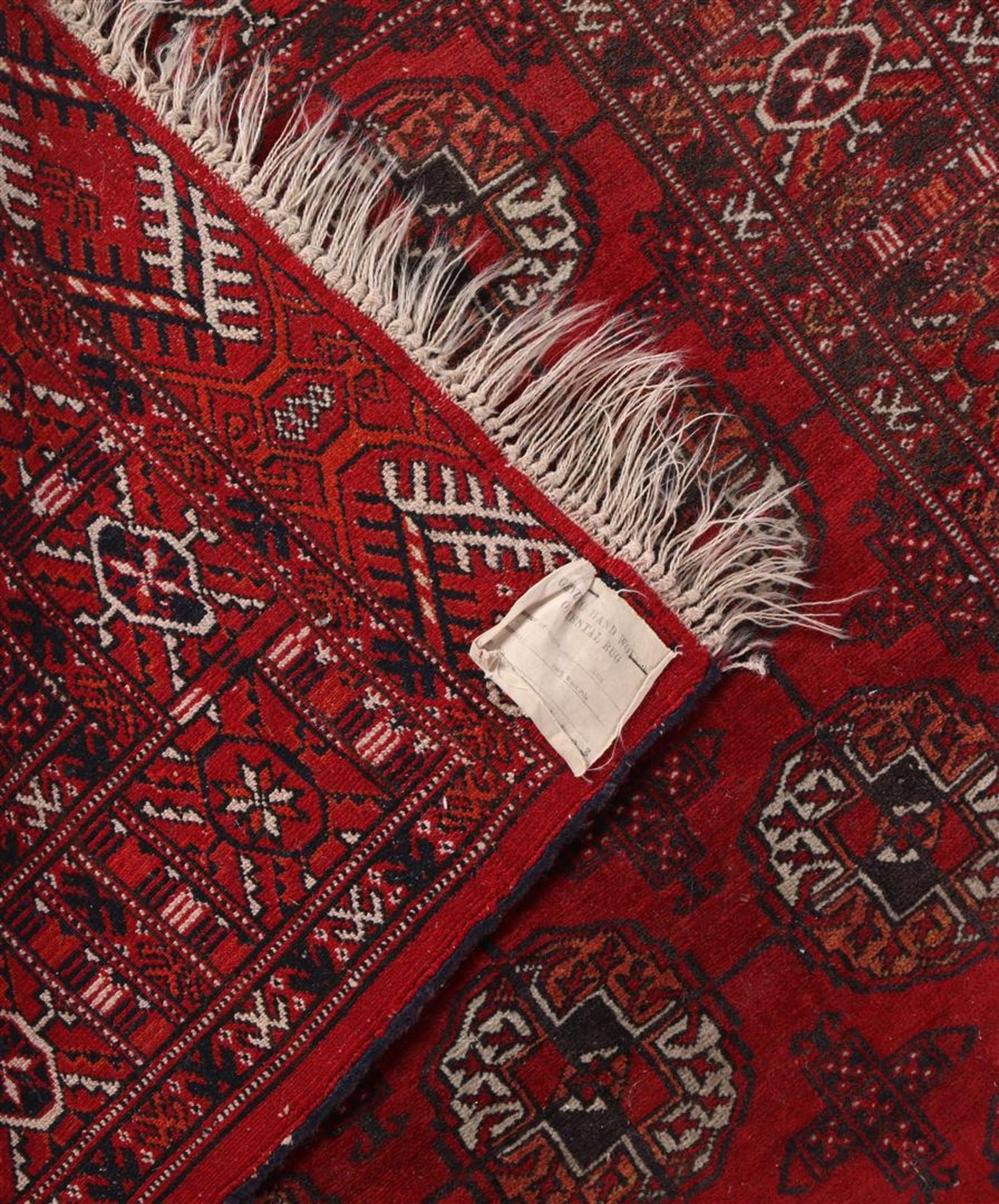 Hand-knotted oriental carpet, Turkaman - Image 4 of 4