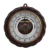 Round Dutch barometer