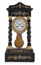 Column mantel clock