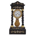 Column mantel clock