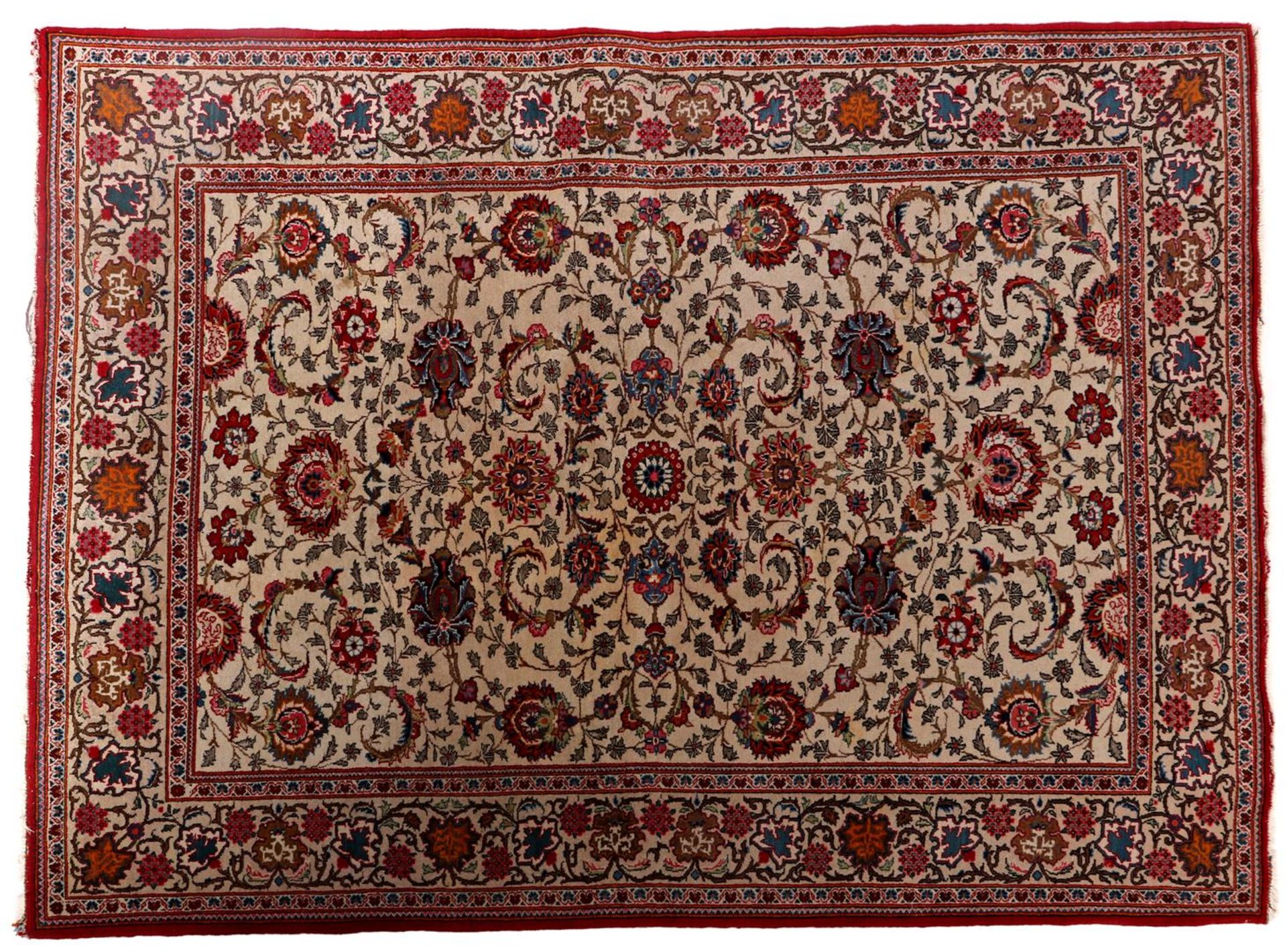 Hand-knotted oriental carpet, Isfahan