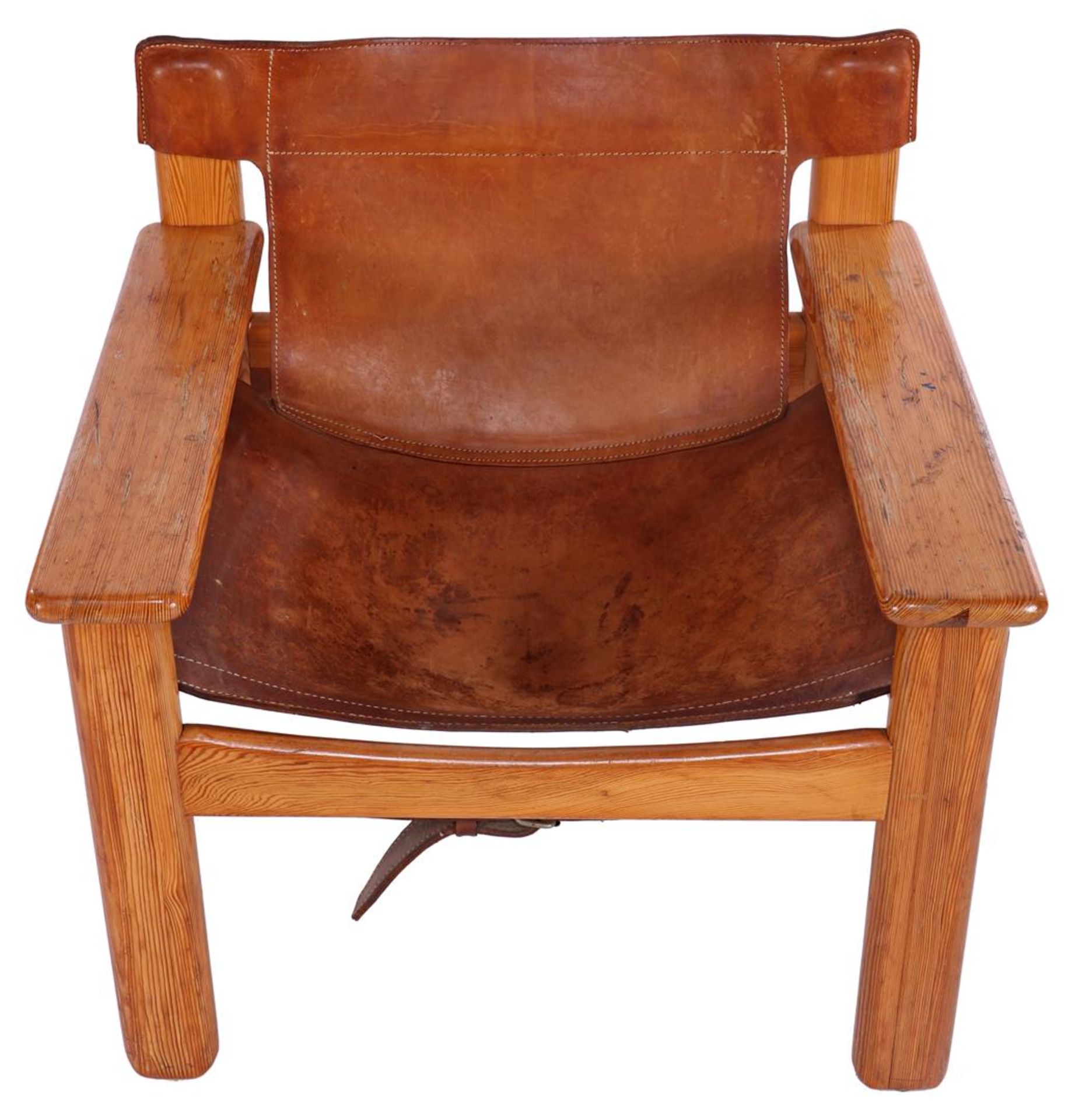 Pine armchair - Image 2 of 3