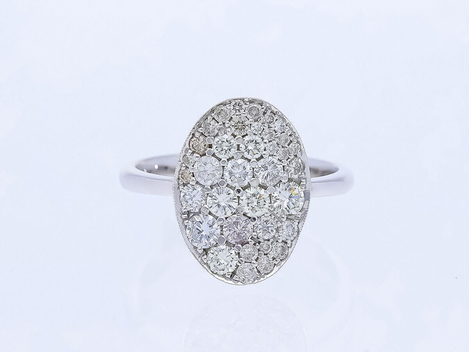 Ring Diamond 14 kt White Gold