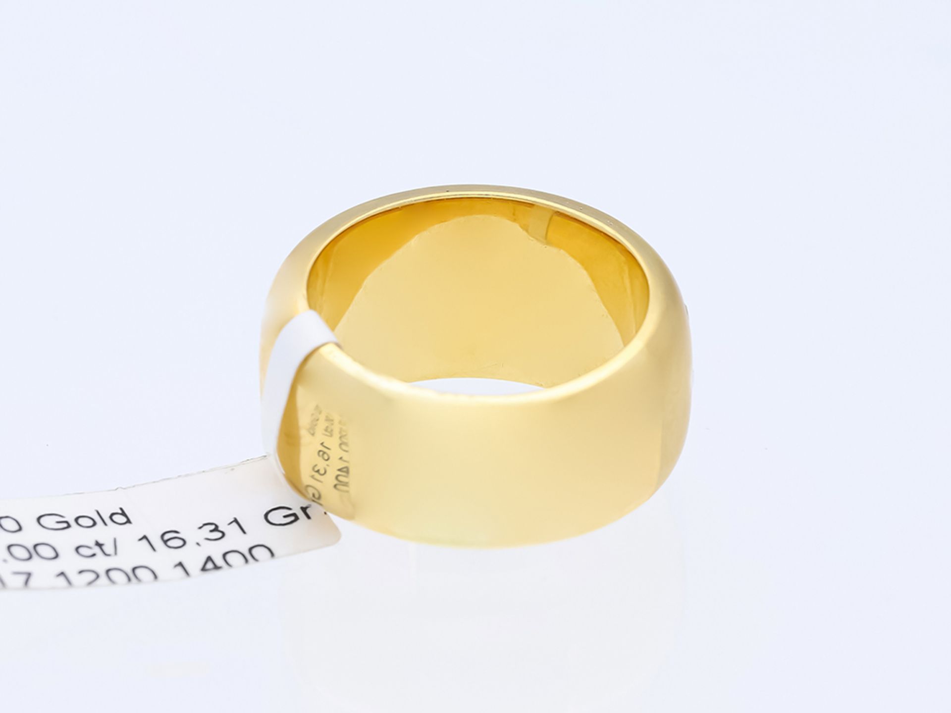 Ring Diamond 750 / 18 Yellow Gold - Image 4 of 8