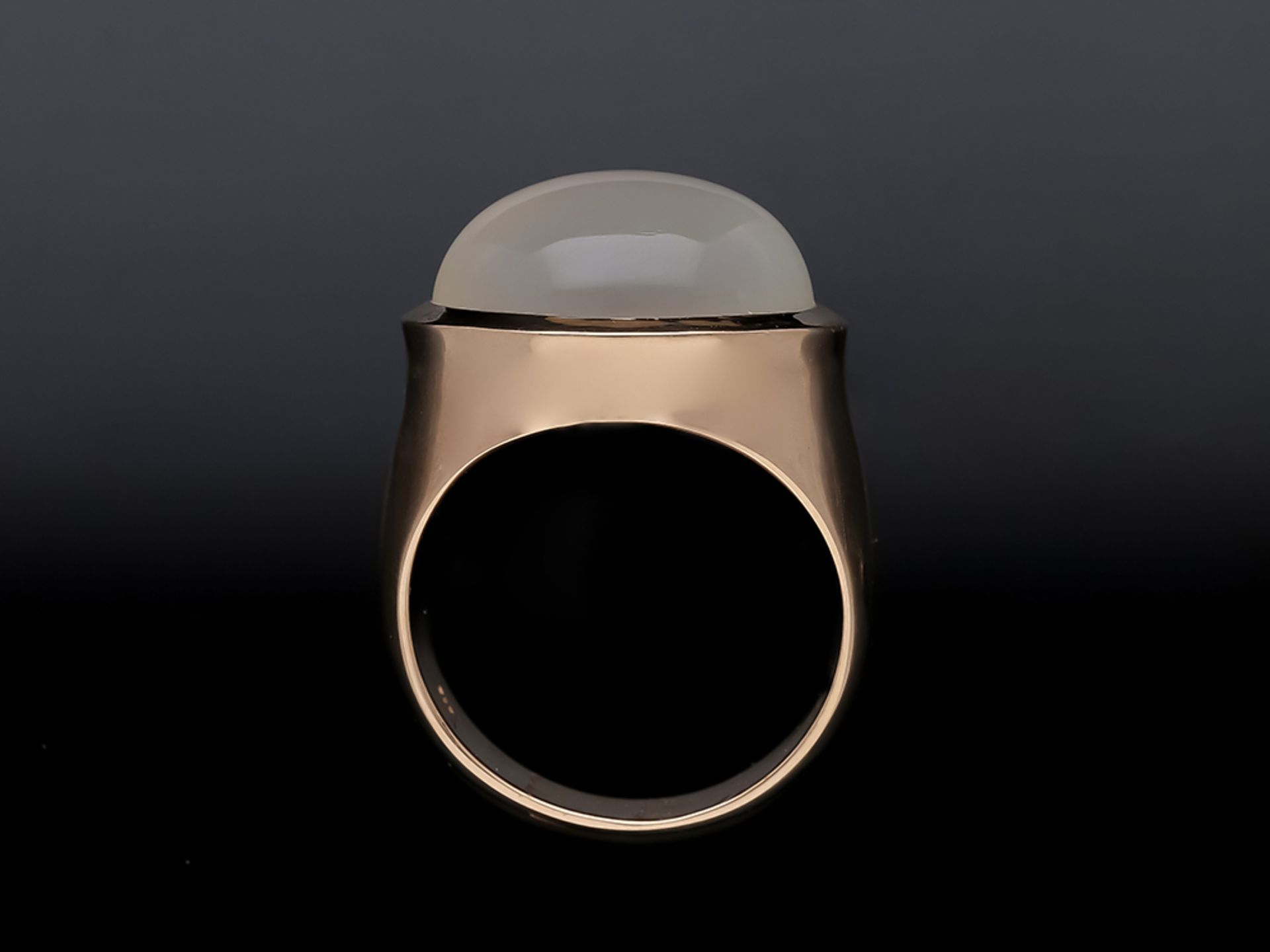 Ring 10,66 Karat Mondstein 585 / 14 Karat Rose Gold - Bild 6 aus 8