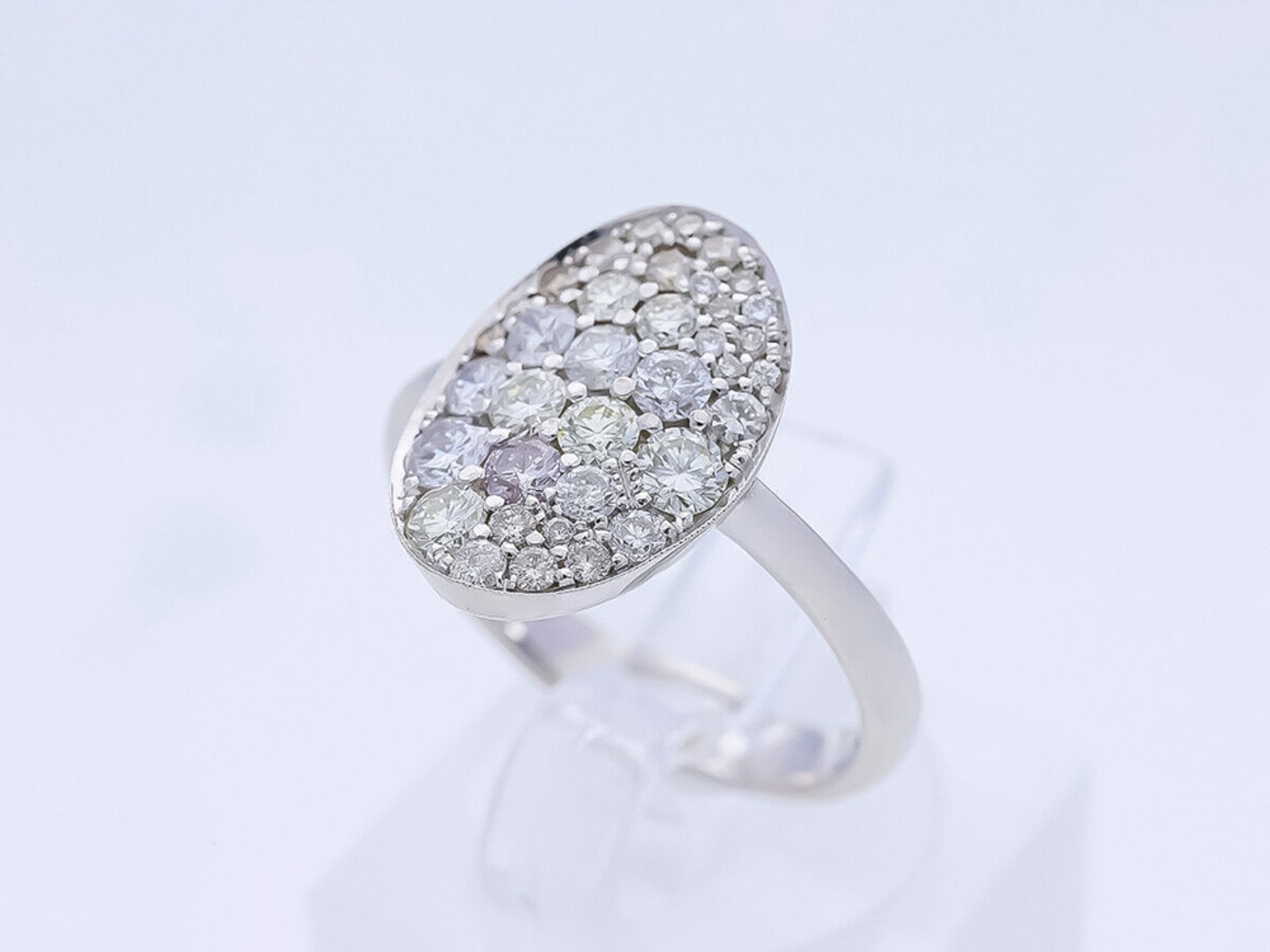 Ring Diamond 14 kt White Gold - Image 6 of 6