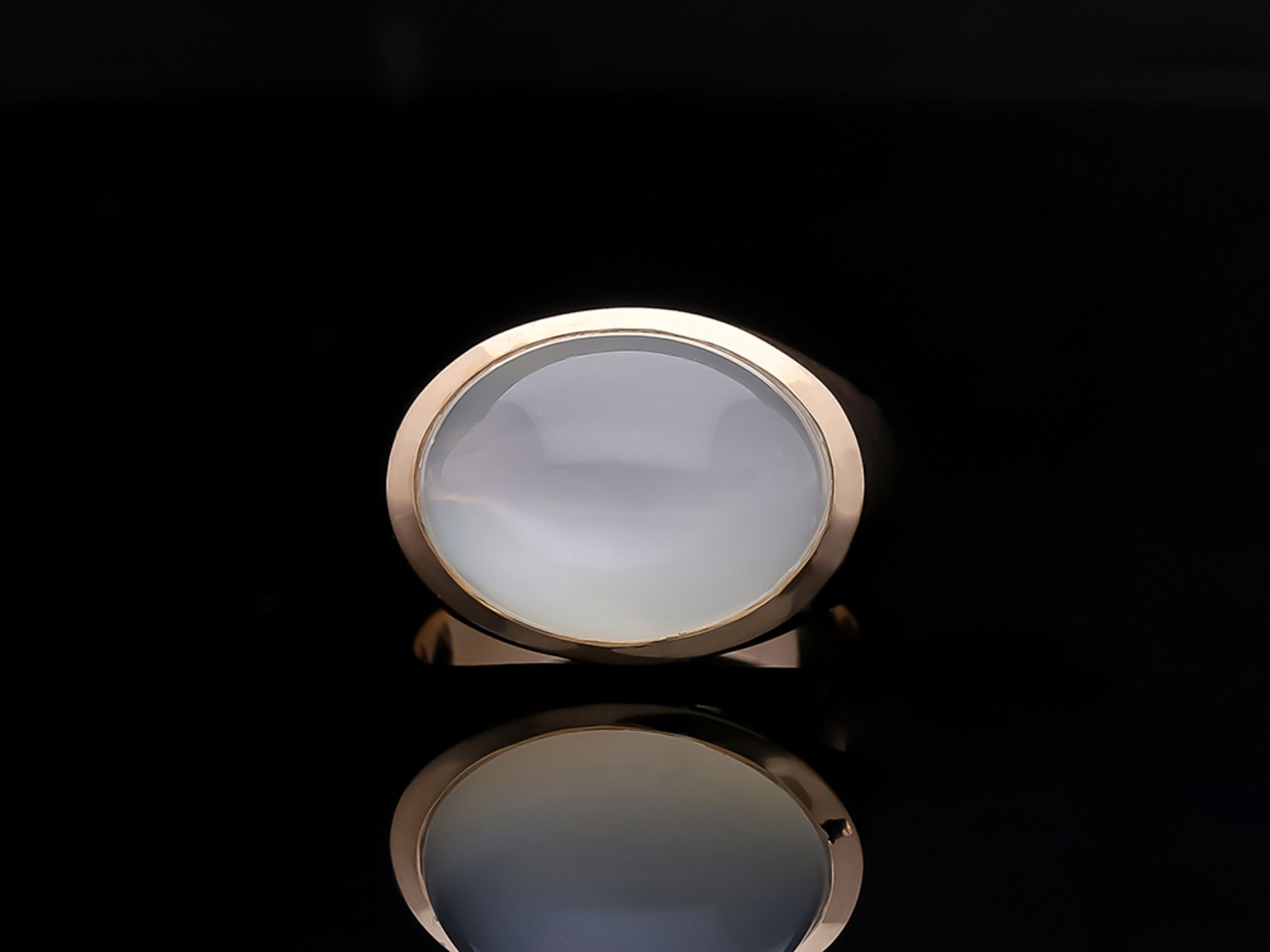 Ring 10,66 Karat Mondstein 585 / 14 Karat Rose Gold